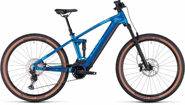 CUBE 23 Stereo Hybrid 140 SLX 750 27,5" 16" | electricblue n chrome