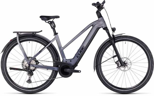 CUBE 23 Kathmandu Hybrid SLT 750 Trapez 54cm | prizmsilver n grey