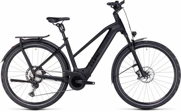 CUBE 23 Kathmandu Hybrid SLT 750 Trapez 54cm | black n metal