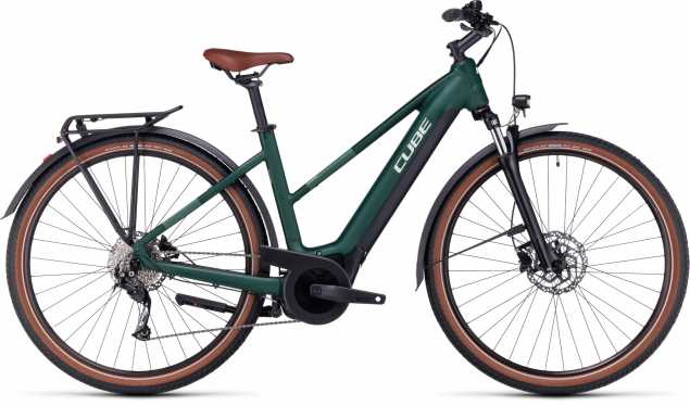 CUBE 23 Touring Hybrid ONE 625 Trapez 46cm | darkgreen n green