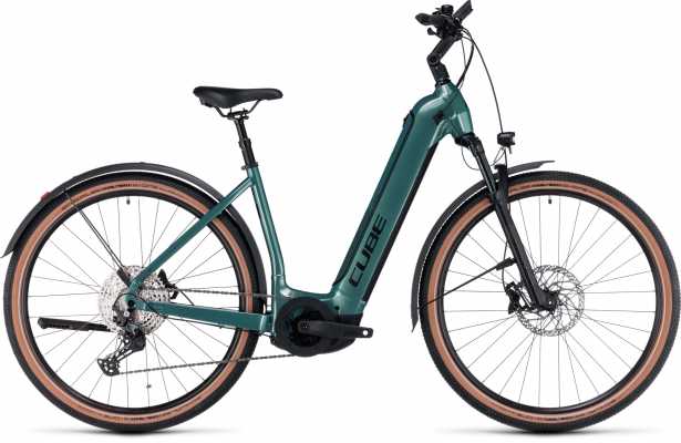 CUBE 23 Nuride Hybrid SLX 750 Allroad Wave 54cm | verde n black