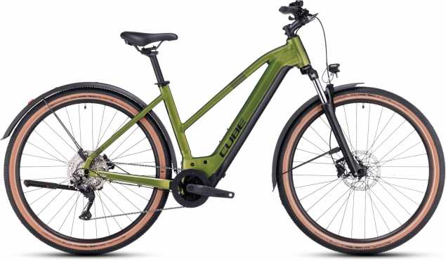 CUBE 23 Nuride Hybrid Pro 750 Allroad Trapez 50cm | shinymoss n black