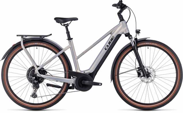 CUBE 23 Touring Hybrid Pro 625 Trapez 46cm | pearlysilver n black