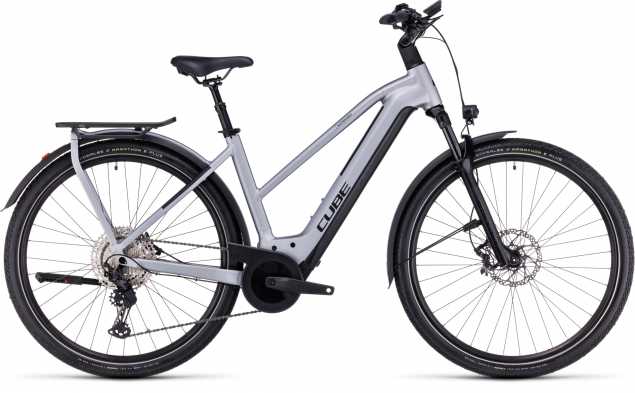 CUBE 23 Kathmandu Hybrid SLX 750 Trapez M | polarsilver n black