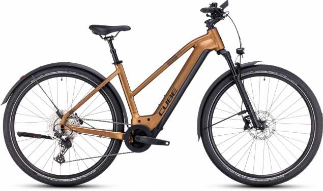 CUBE 23 Nuride Hybrid EXC 750 Allroad Trapez 54cm | caramel n black