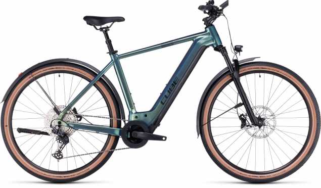 CUBE 23 Nuride Hybrid SLX 750 Allroad Herren 54cm | verde n black