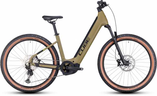 CUBE 23 Reaction Hybrid Race 750 Wave 20" | olive n green