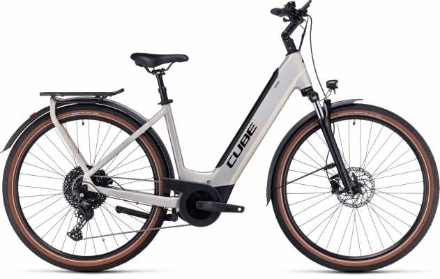 CUBE 23 Touring Hybrid Pro 625 Wave 58cm | pearlysilver n black