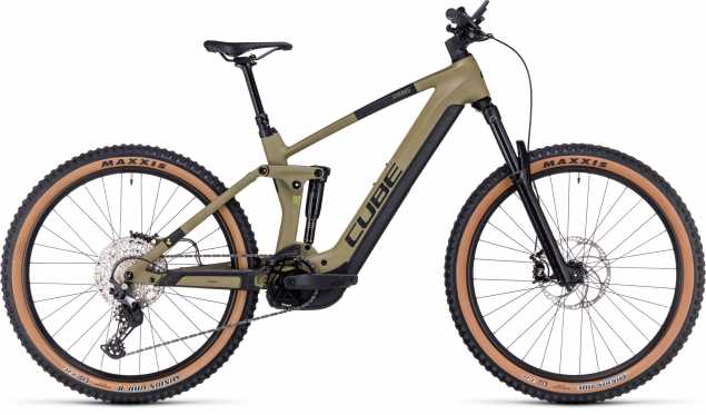 CUBE 23 Stereo Hybrid 160 HPC Race 625 27,5" 18" | olive n green