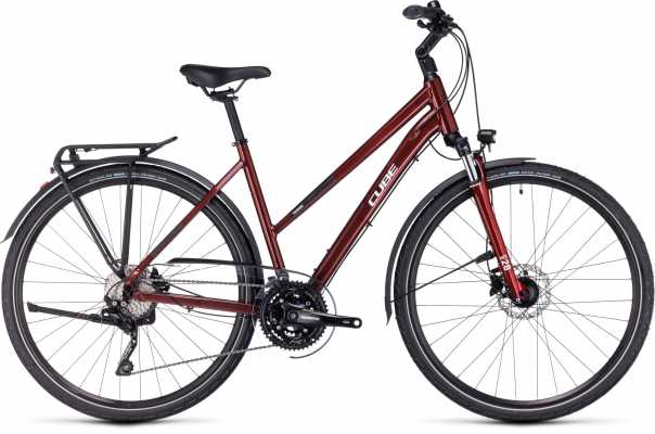 CUBE 23 Touring EXC Trapez 50cm | red n white