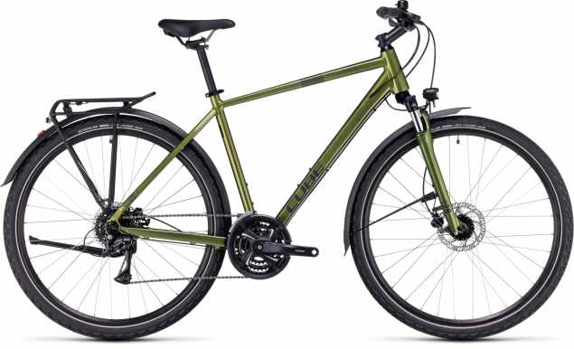 CUBE 23 Nature Allroad Herren 54cm | shinymoss n black