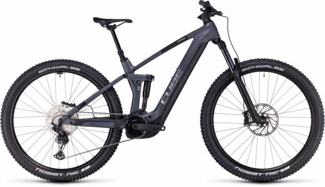 CUBE 23 Stereo Hybrid 140 HPC Race 750 29" 18" | grey n chrome