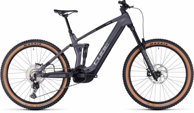 CUBE 23 Stereo Hybrid 160 HPC Race 750 27,5" 20" | grey n metal