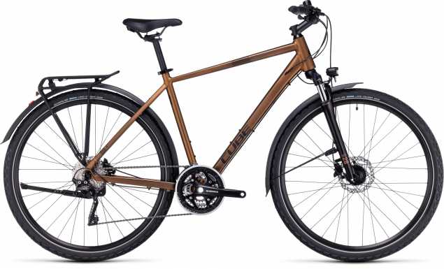 CUBE 23 Nature Pro Allroad Herren 50cm | gold n black