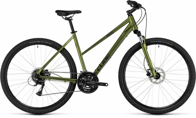 CUBE 23 Nature Trapez 46cm | shinymoss n black