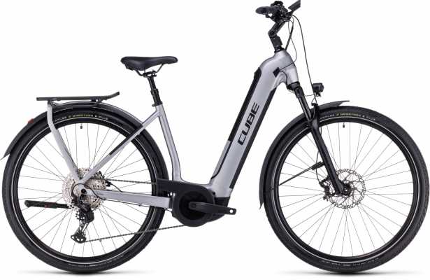 CUBE 23 Kathmandu Hybrid SLX 750 Wave S | polarsilver n black