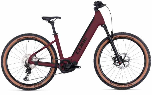 CUBE 23 Reaction Hybrid SLX 750 Wave 18" | rubyred n black