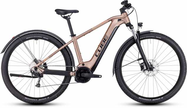 CUBE 23 Reaction Hybrid Perf. 625 Allroad 29" 24" | metallicbrown n orange