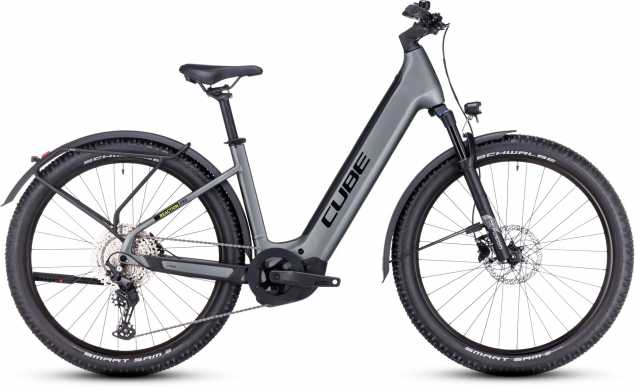 CUBE 23 Reaction Hybrid Pro 750 Allroad Wave 20" | flashgrey n green