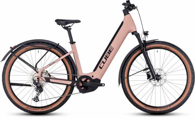 CUBE 23 Reaction Hybrid Pro 750 Allroad Wave 20" | blushrose n silver