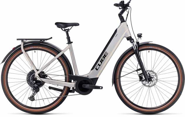 CUBE 23 Touring Hybrid Pro 500 Wave 46cm | pearlysilver n black