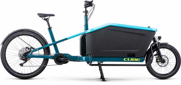 CUBE 22 Cargo Sport Dual Hybrid 1000 20" | blue n lime