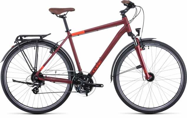 CUBE 22 Touring Herren 58cm | darkred n red