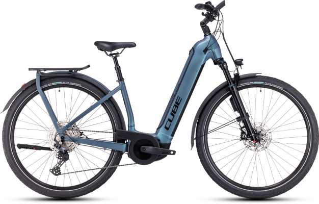 CUBE 23 Kathmandu Hybrid ABS 750 Wave S | smaragdgrey n blue