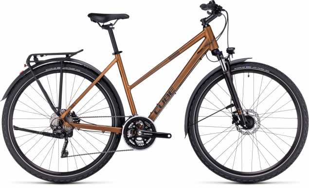 CUBE 23 Nature Pro Allroad Trapez 54cm | gold n black