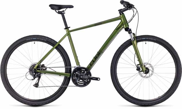 CUBE 23 Nature Herren 54cm | shinymoss n black