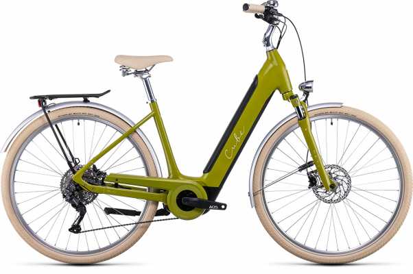 CUBE 22 Ella Ride Hybrid 500 Wave 46cm | avocado n cream